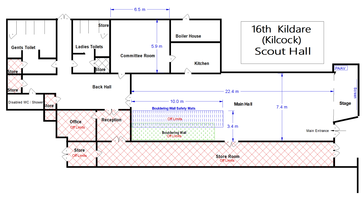 Hall Hire 16th Kildare (Kilcock) Scout Group